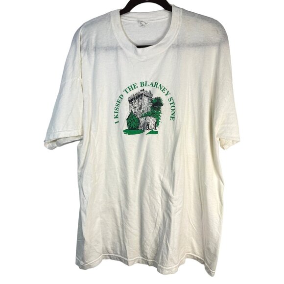 vintage Screen stars short sleeve t-shirt i kissed the blarney stone XXL READ - Picture 1 of 4